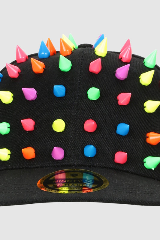 Spike Flat Peak Cap with Snap Closure