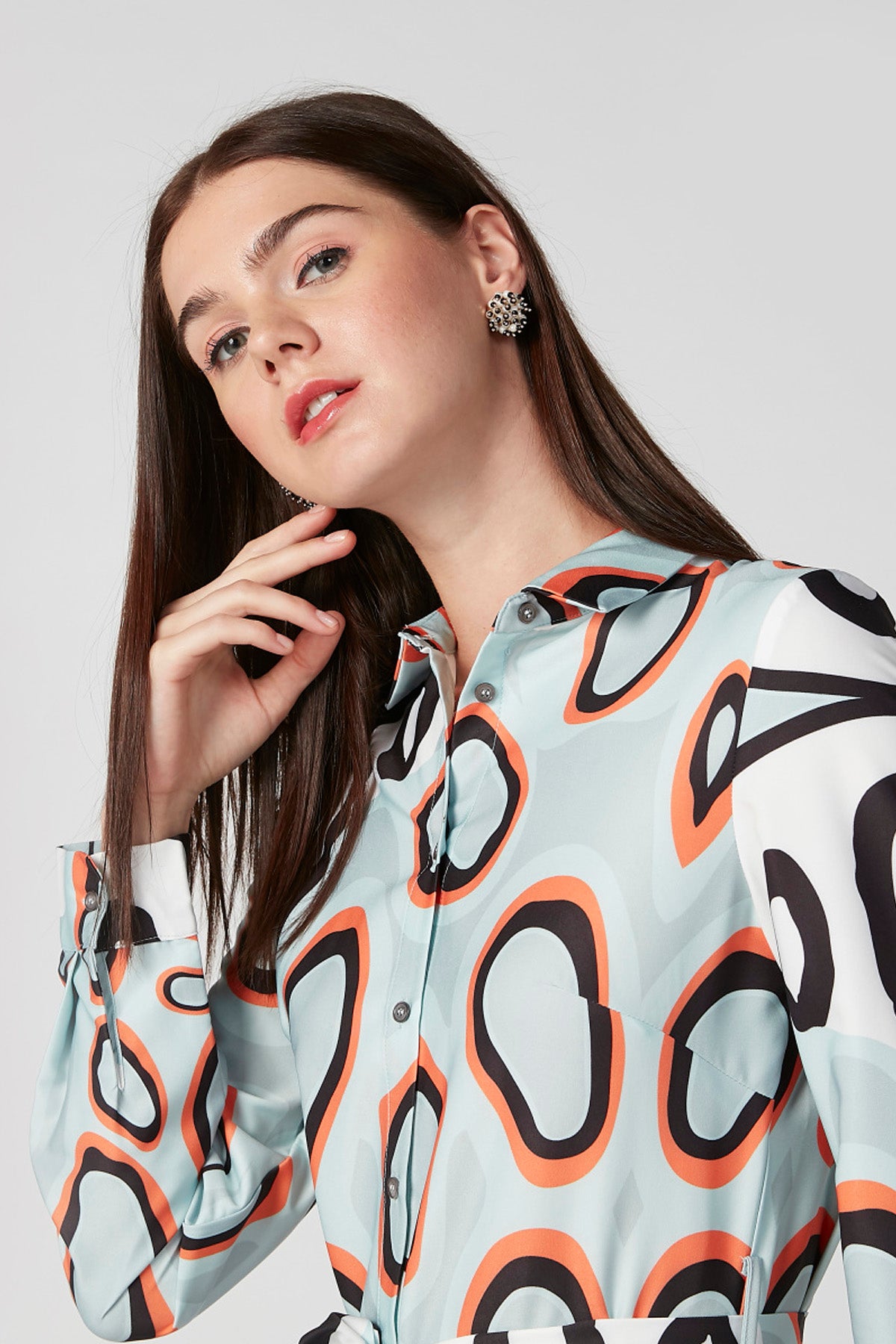 Embellished Earrings with Pushback Closure