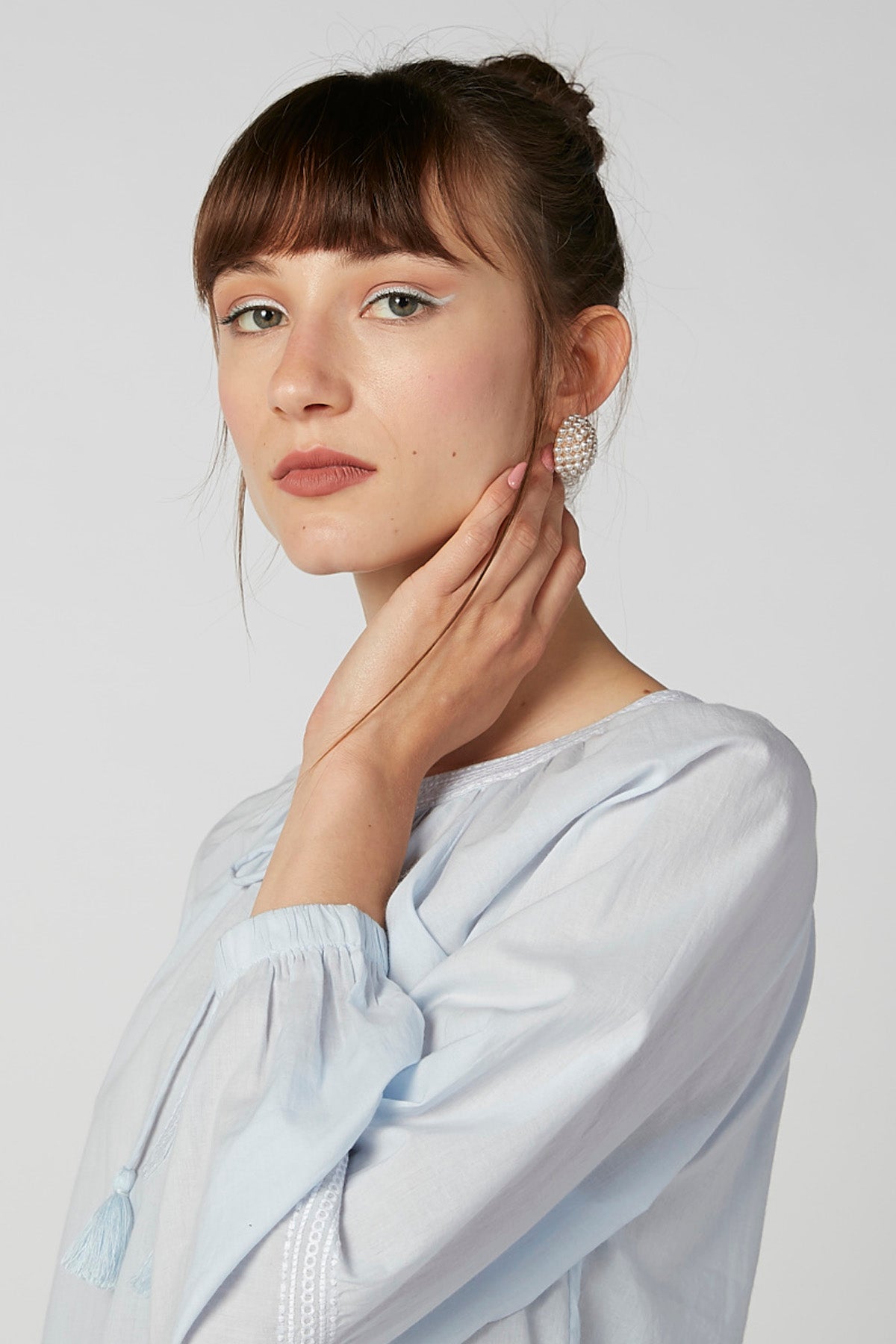 Beaded Earrings with Pushback Closure