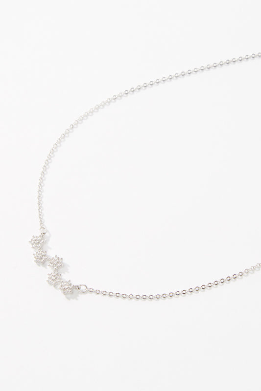 Studded Pendant Necklace with Lobster Clasp