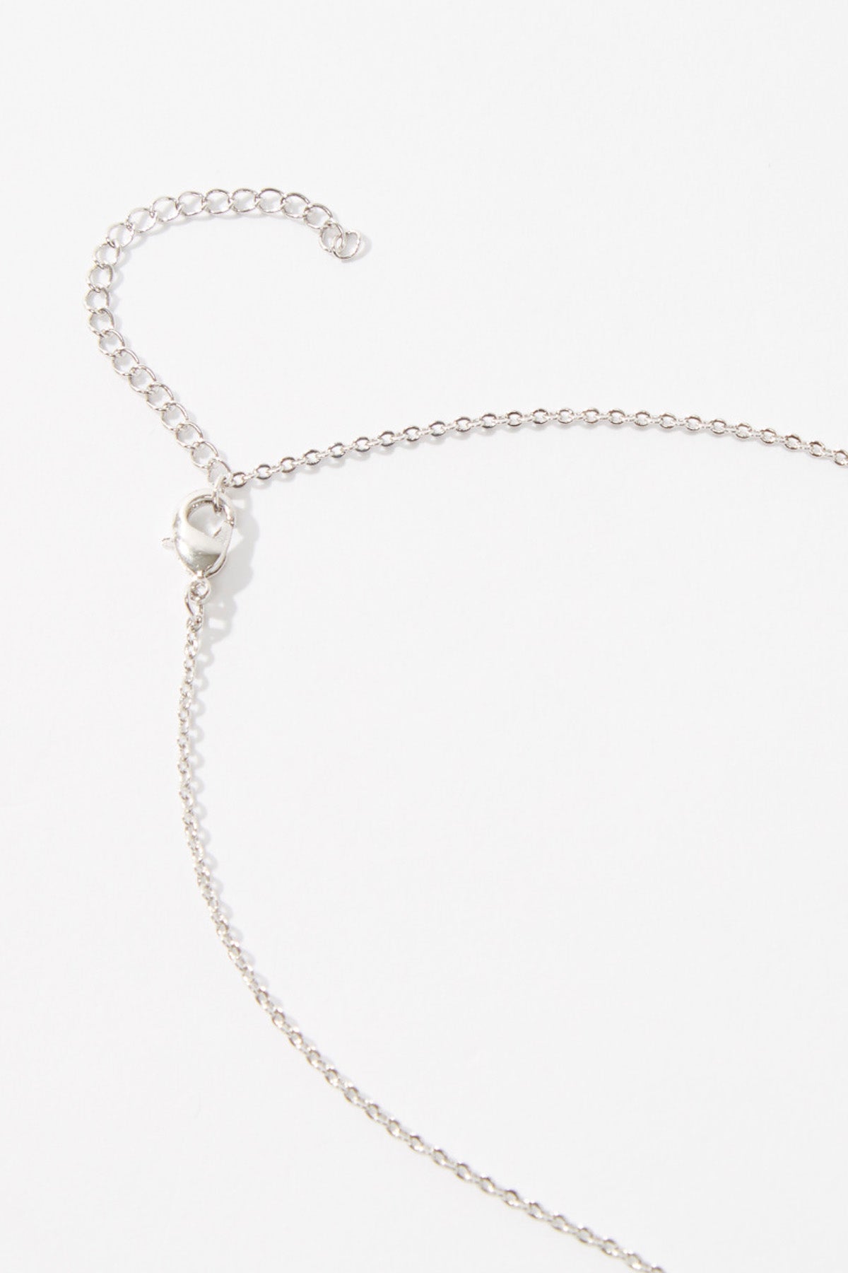 Studded Pendant Necklace with Lobster Clasp