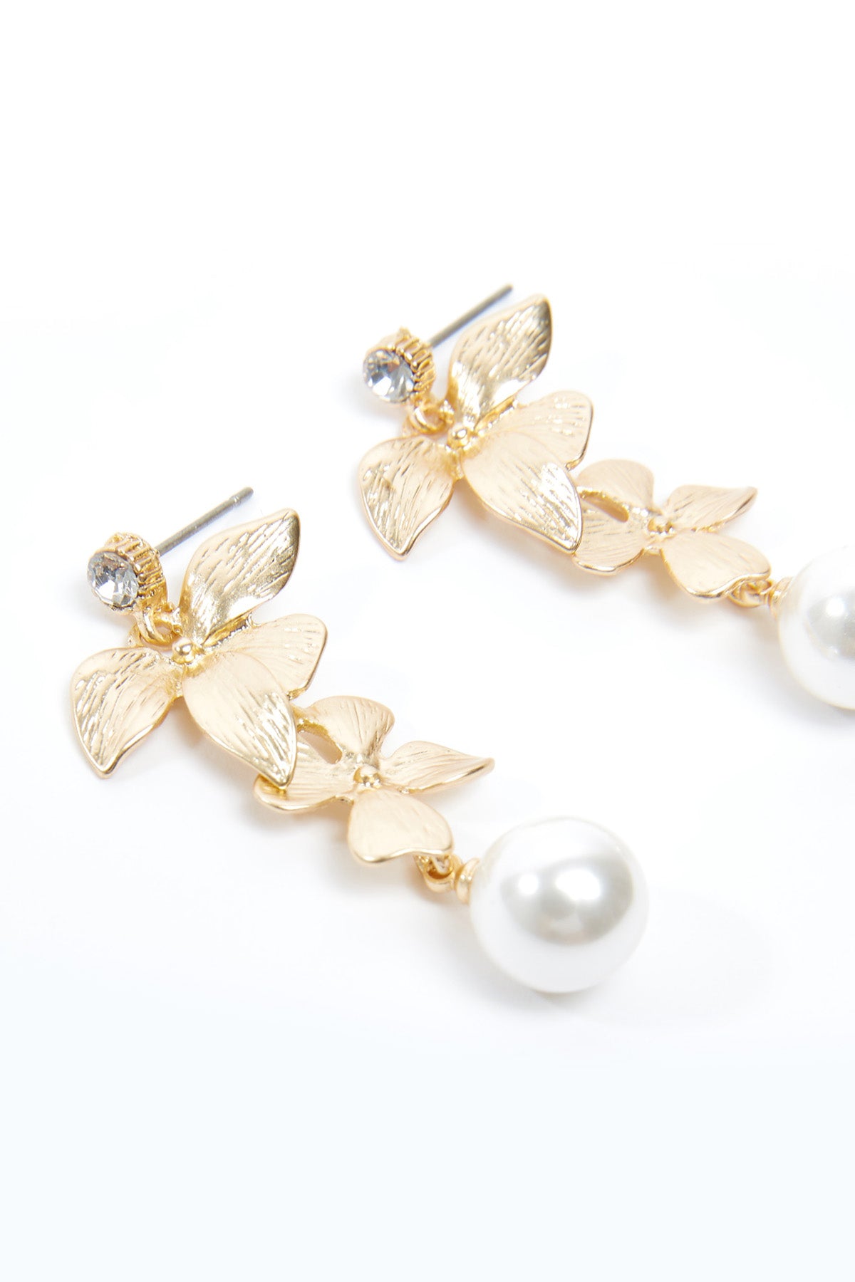 Embellished Dangling Earrings with Pushback Closure