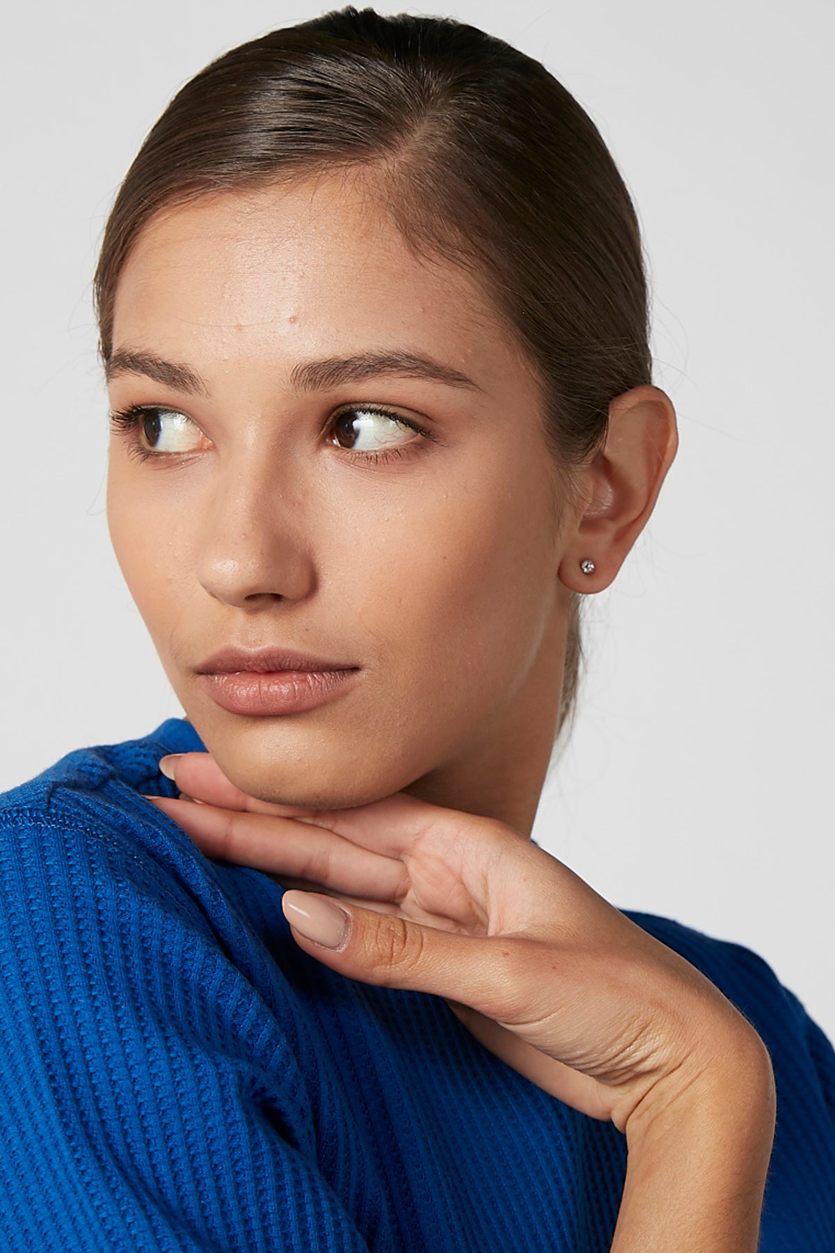 Embellished Studs with Pushback Closure - Set 0f 6