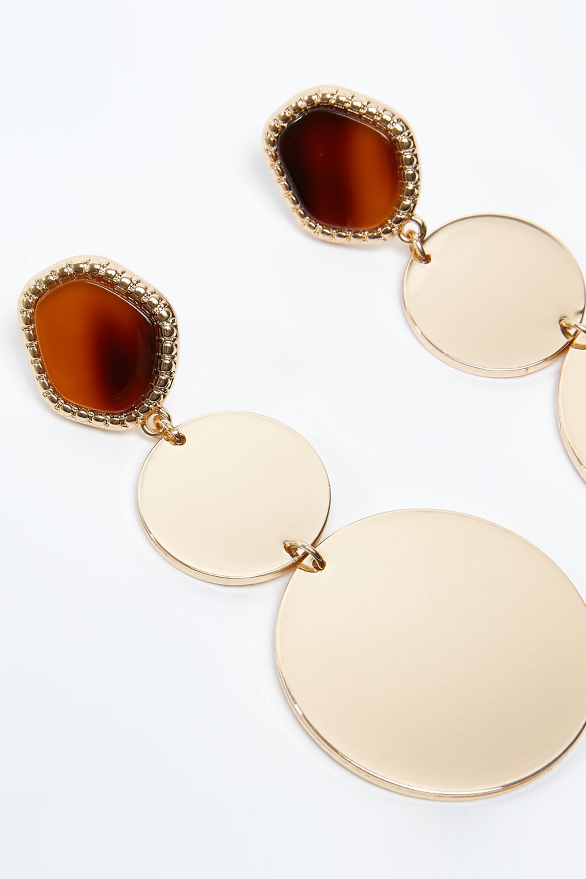 Embellished Dangling Earrings with Pushback Closure