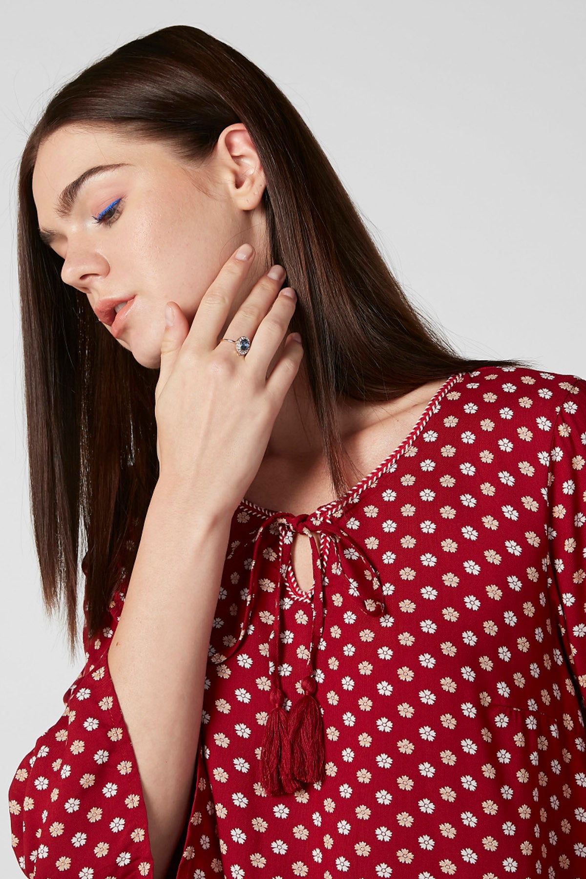 Set of 4 - Studded Finger Rings