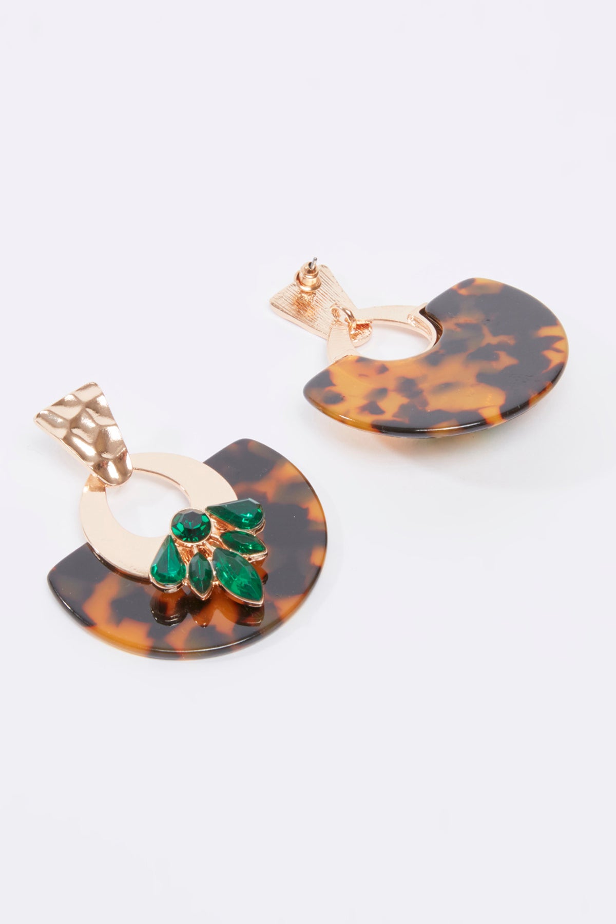 Embellished Dangling Earrings with Pushback Closure