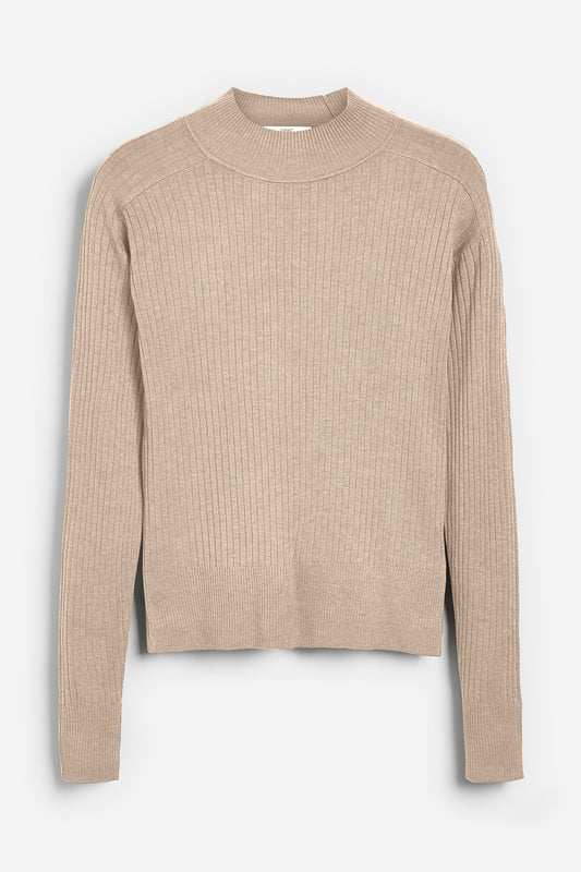 Rib High Neck Jumper
