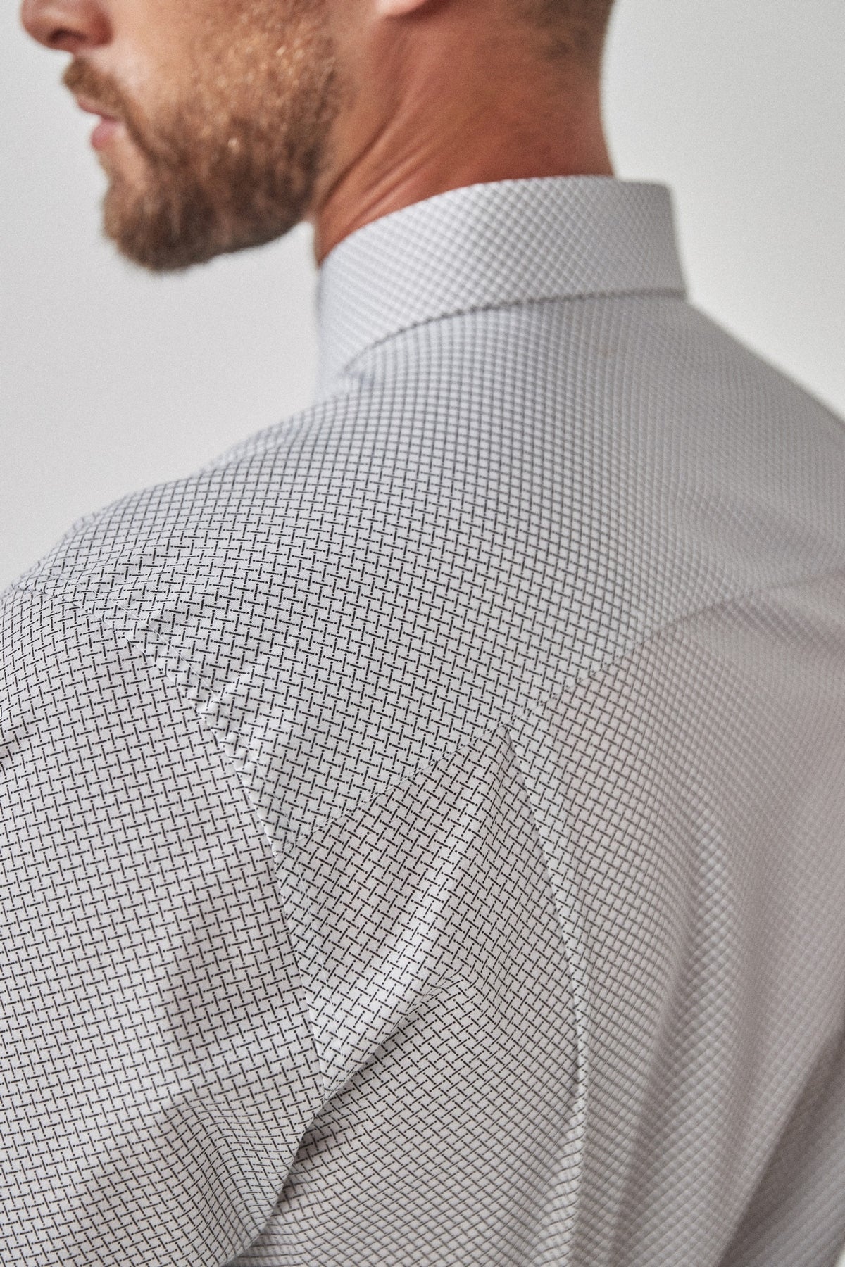 Regular Fit Printed Shirt With Tie