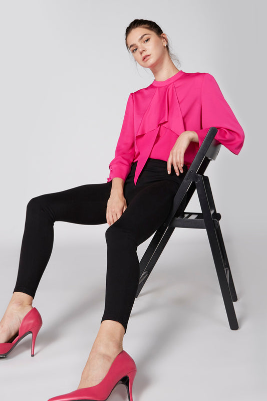 Full Length Ponte Pants with Elasticised Waistband