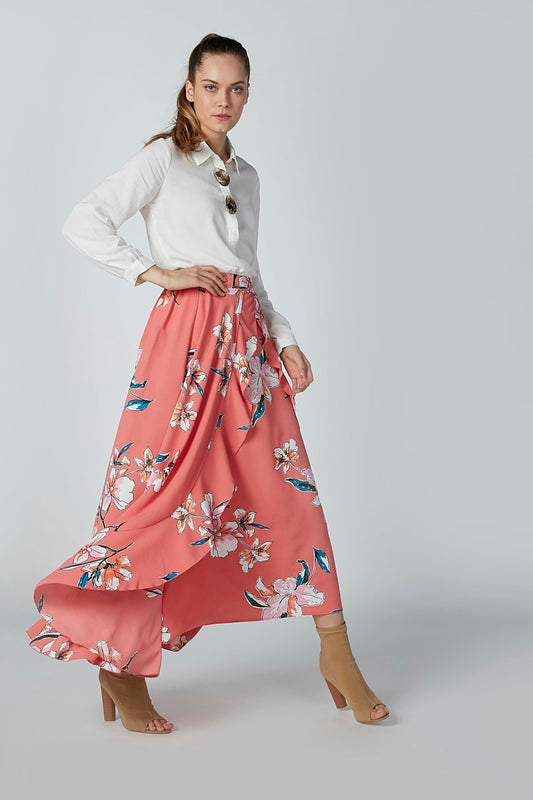 Plain Shirt in Slim-Fit with Long Sleeves