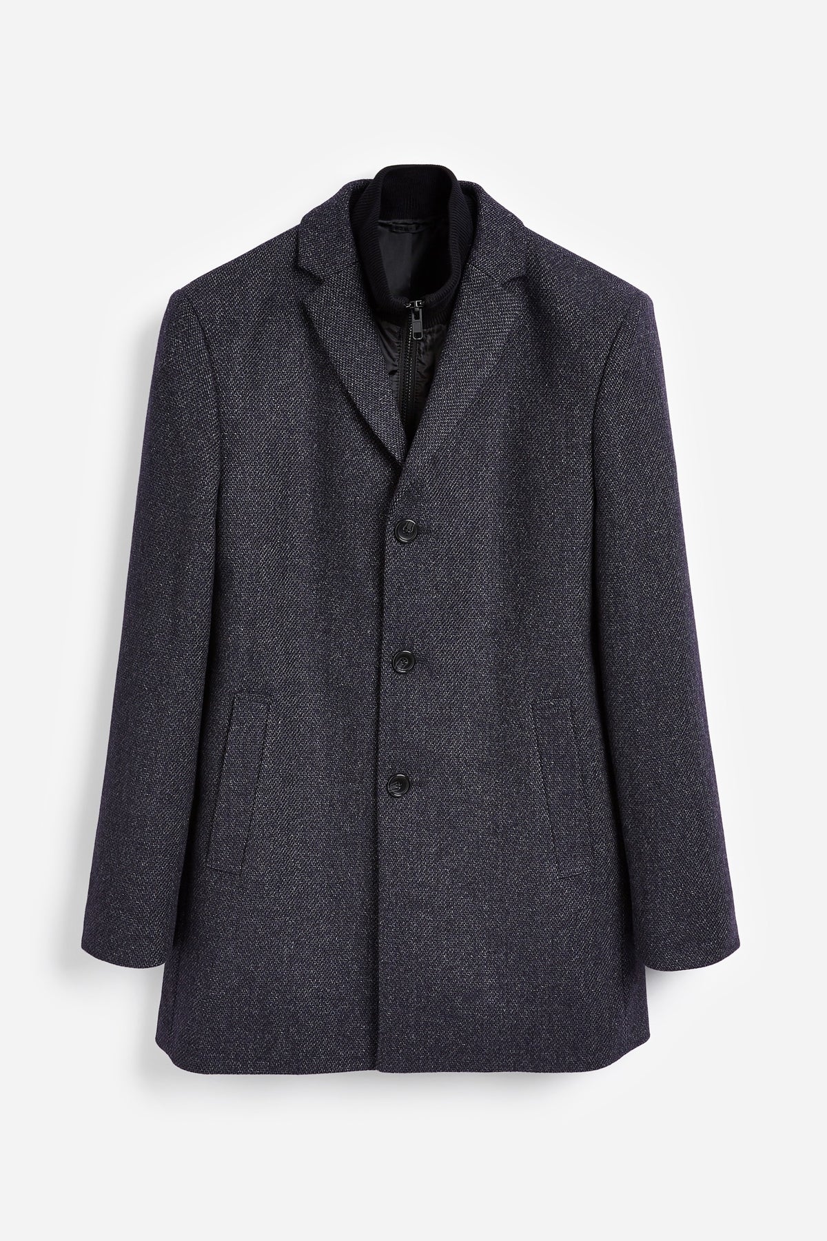 Zip Epsom Coat
