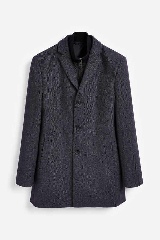 Zip Epsom Coat