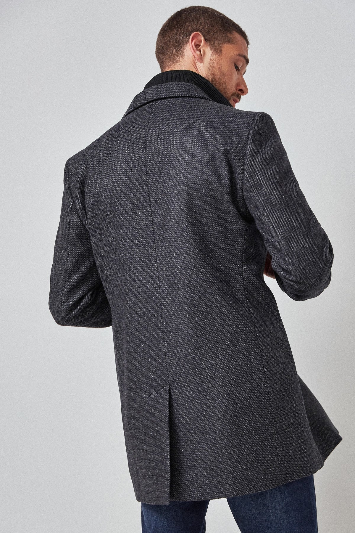 Zip Epsom Coat