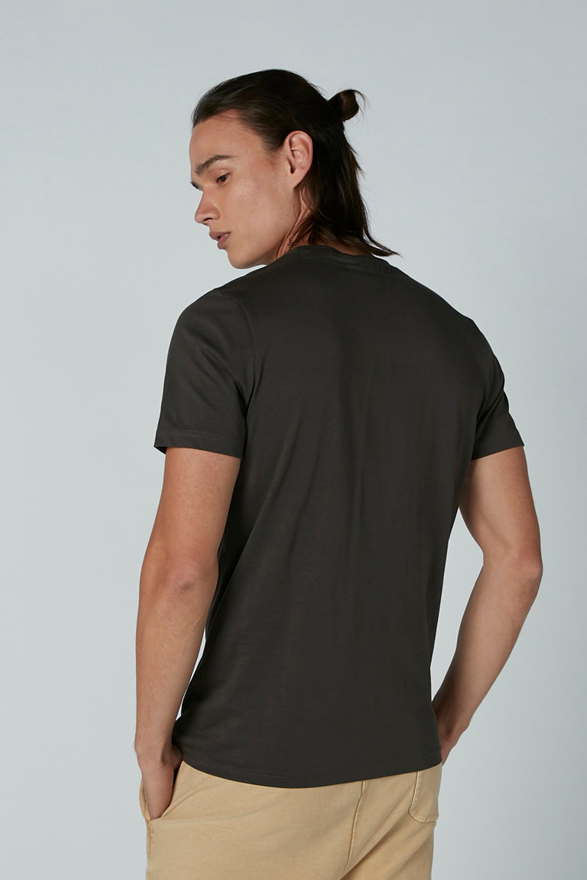 Printed T-shirt with Round Neck and Short Sleeves