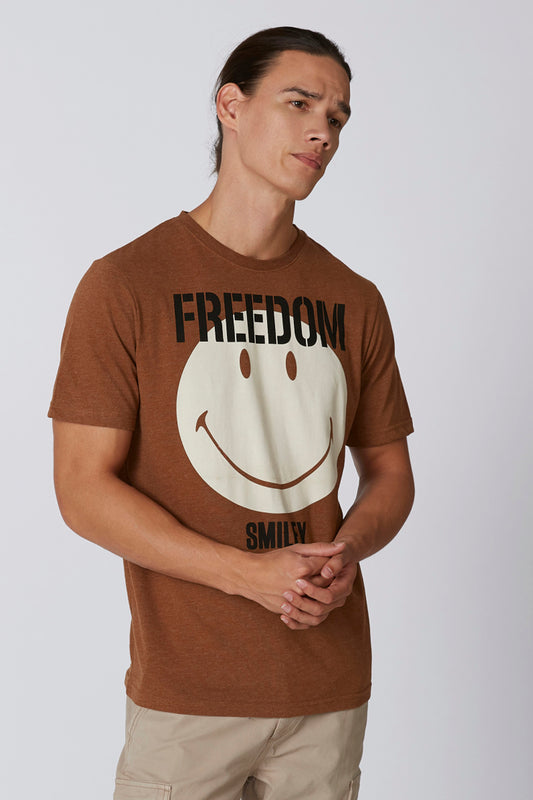 Slim Fit Printed T-shirt with Round Neck