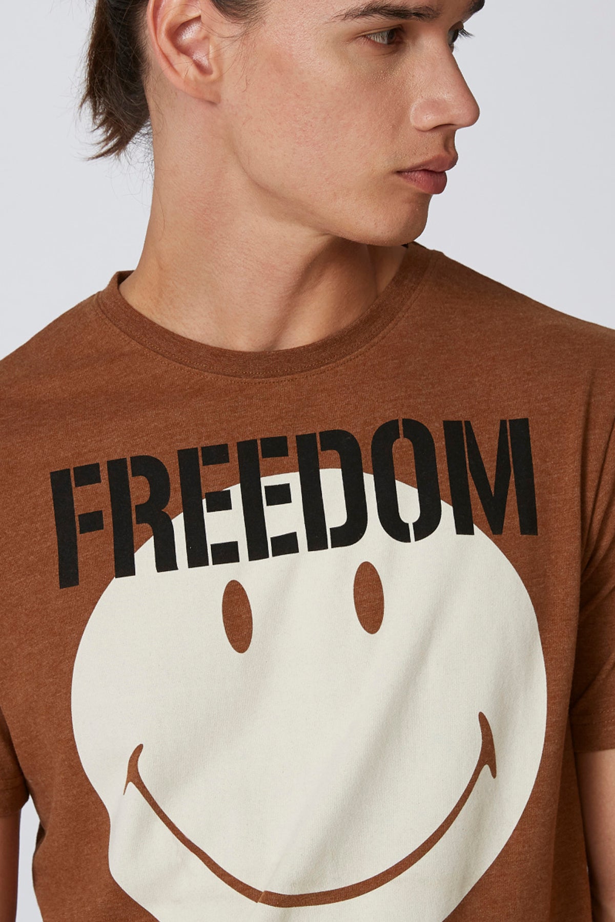 Slim Fit Printed T-shirt with Round Neck
