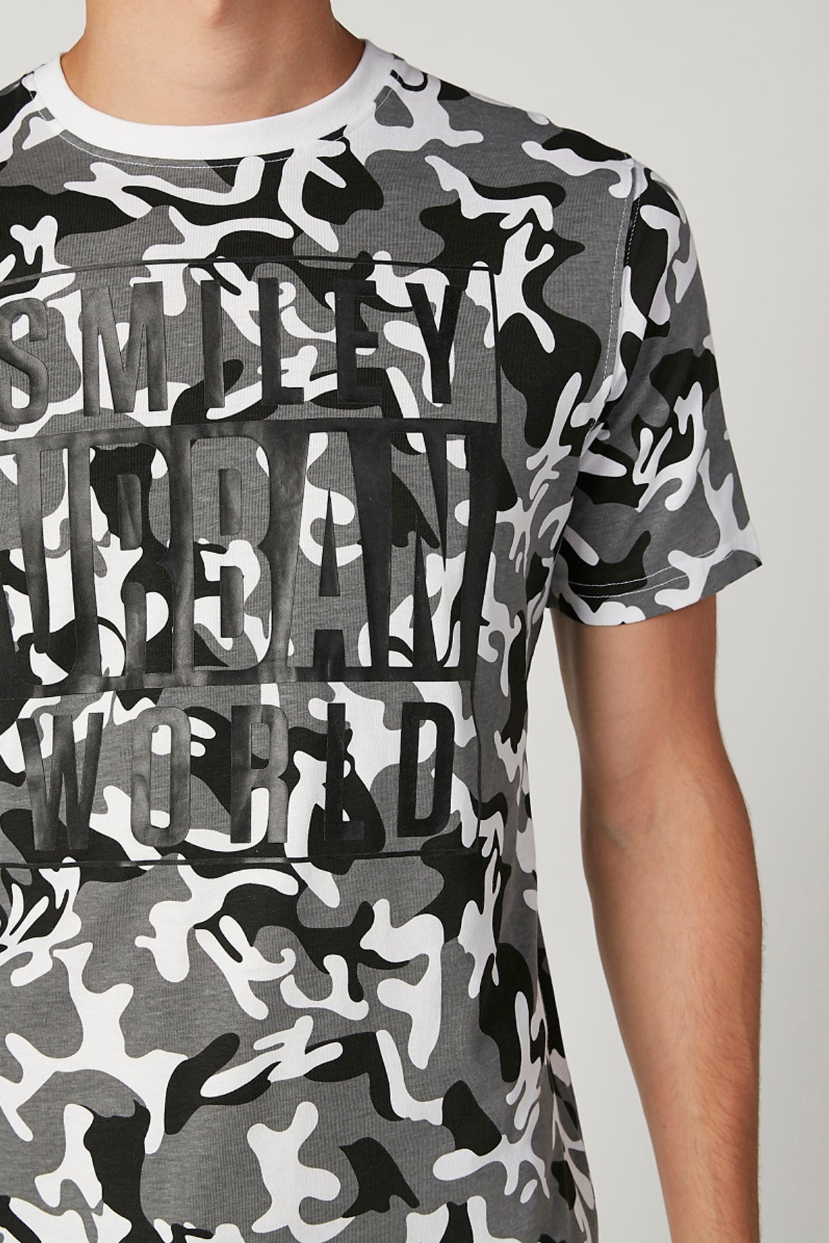Slim Fit Printed Crew Neck T-shirt