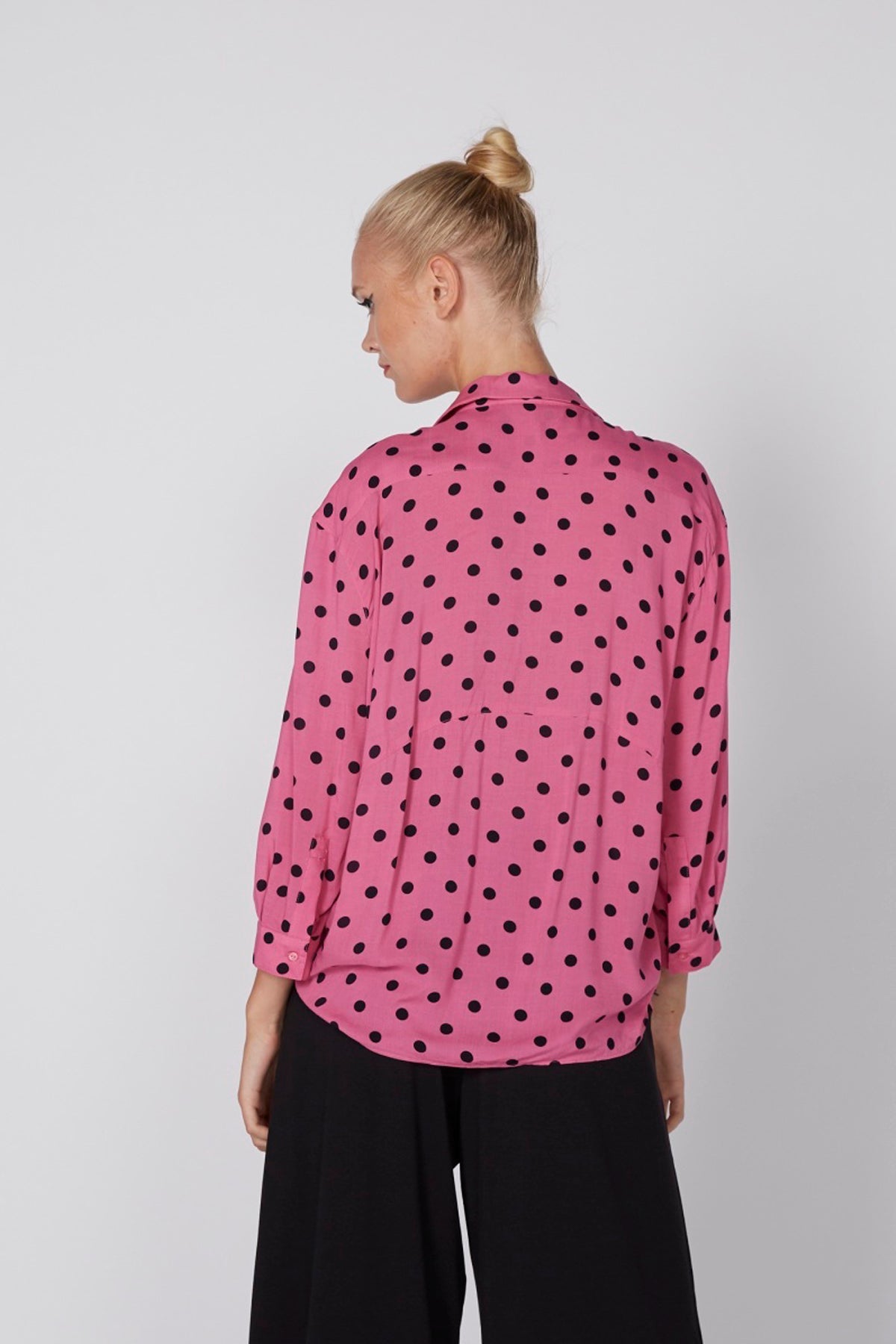 Polka Dots Shirt with Long Sleeves