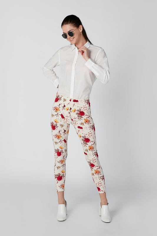 Solid Shirt with Long Sleeves and Complete Placket