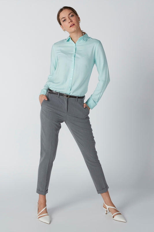 Long Sleeves Shirt in Regular Fit with Complete Placket
