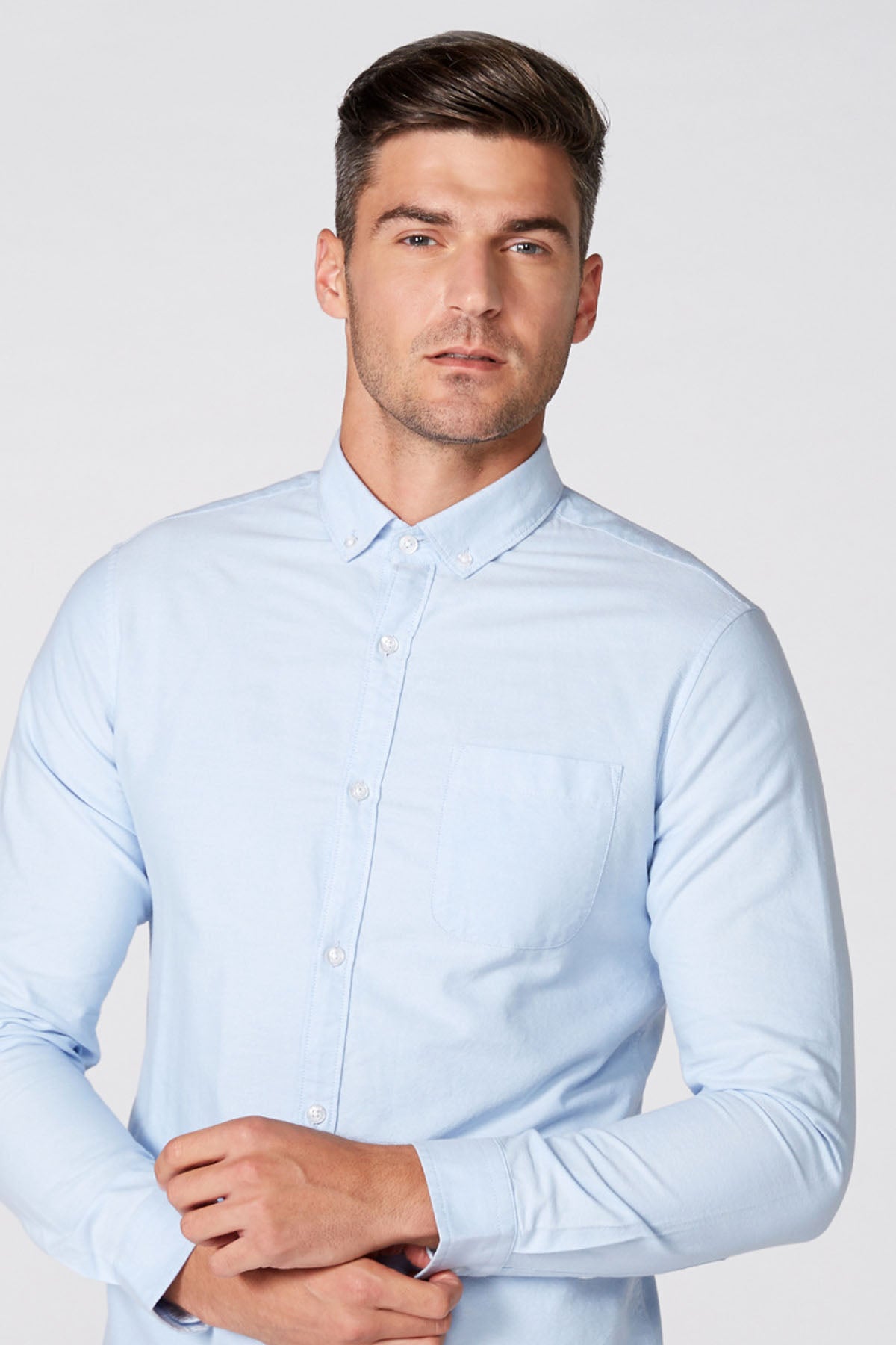 Long Sleeves Shirt with Complete Placket