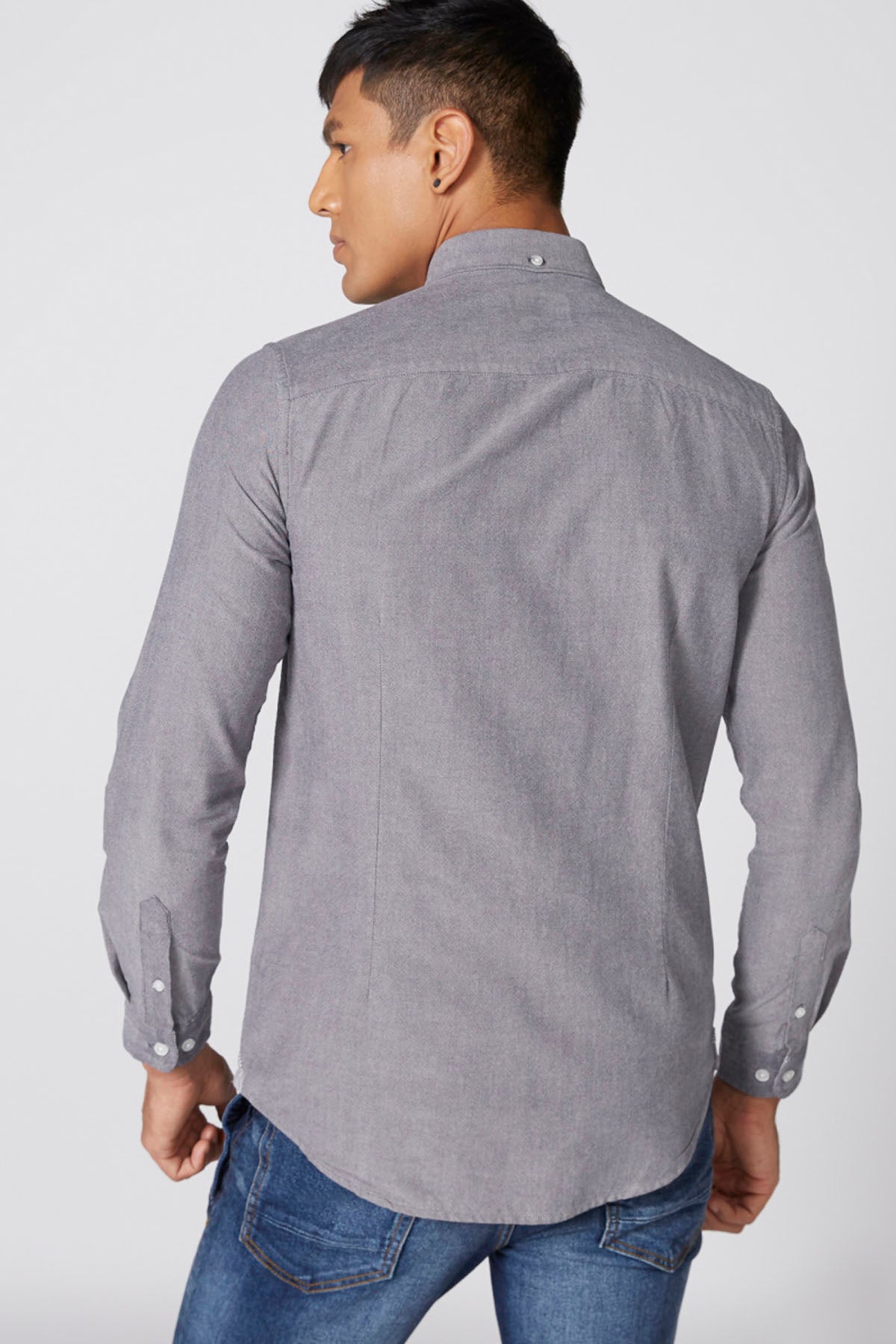 Long Sleeves Shirt with Complete Placket