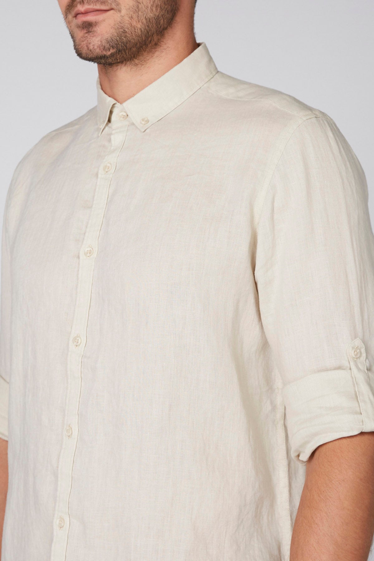 Long Sleeves Shirt with Complete Placket