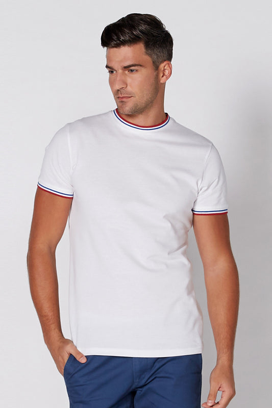 Round Neck T-Shirt with Short Sleeves