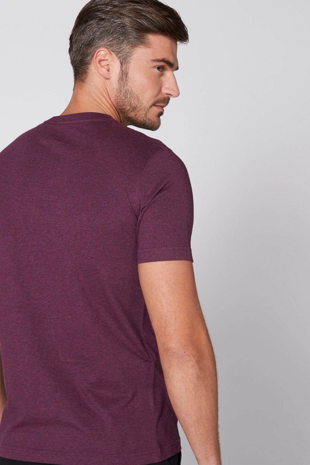 Printed T-Shirt with Crew Neck and Short Sleeves