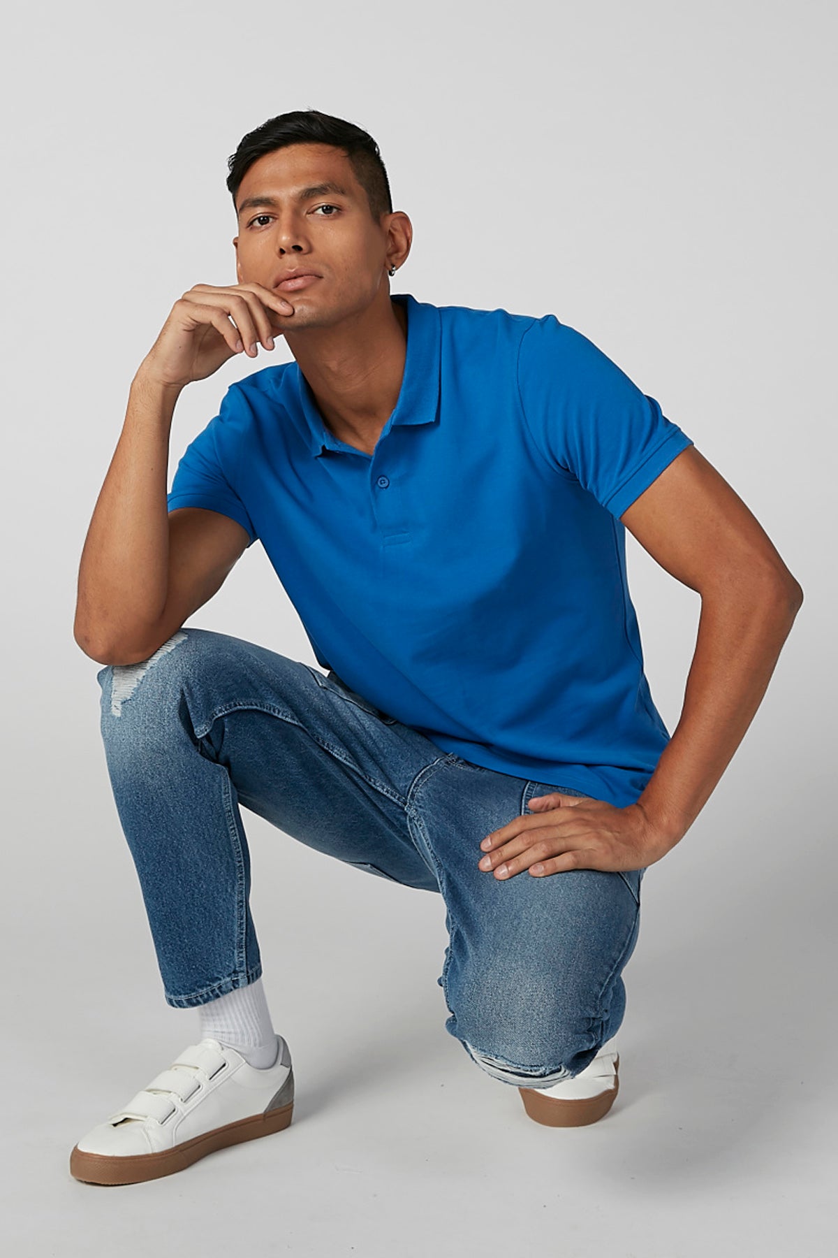 Polo Neck T-Shirt
