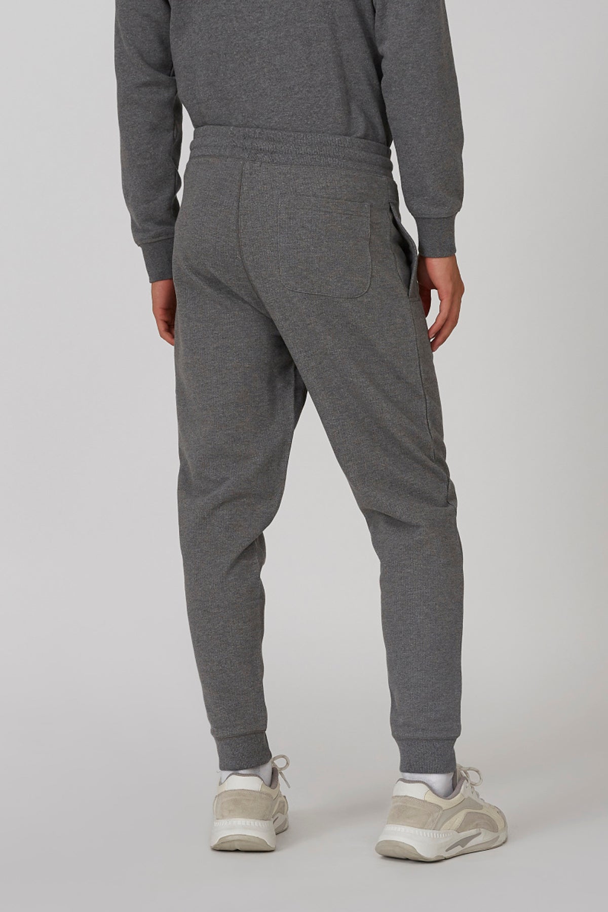 Sustainability Full Length Plain Flexi Waist Jog Pants with Pockets