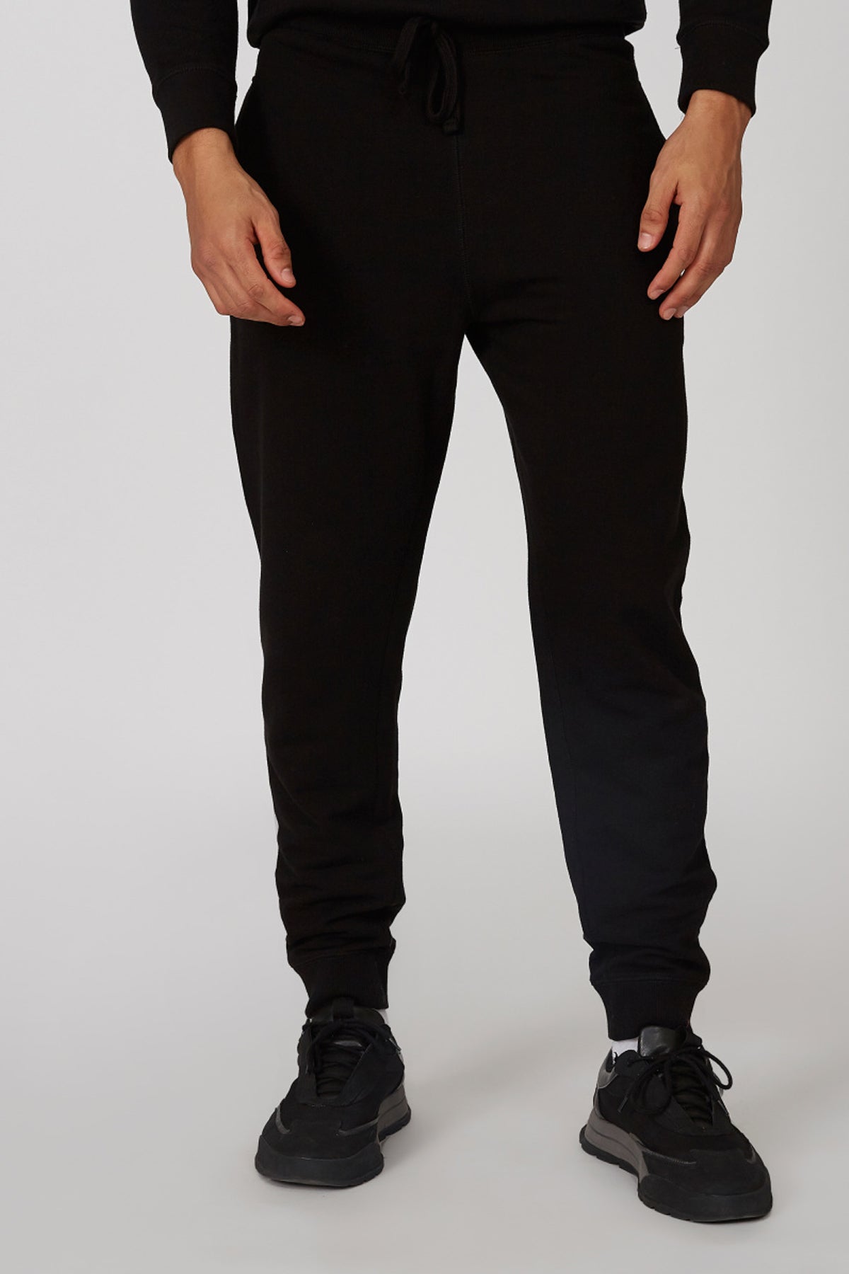 Sustainability Full Length Plain Flexi Waist Jog Pants with Pockets