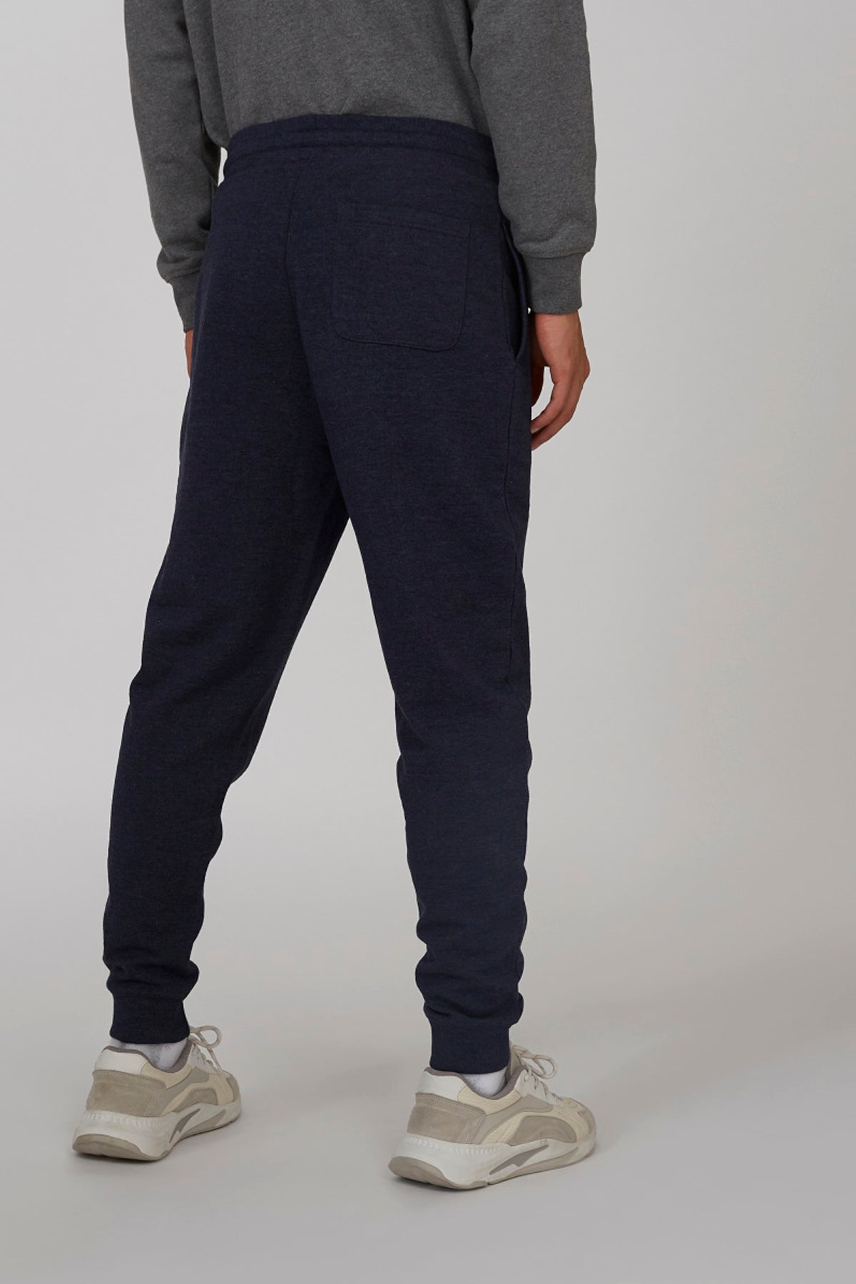 Full Length Plain Flexi Waist Jog Pants with Pockets