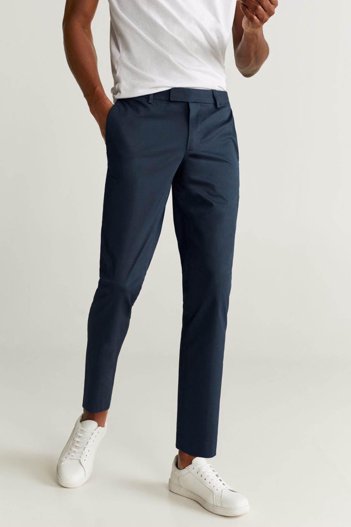 Slim-Fit Breathable Trousers