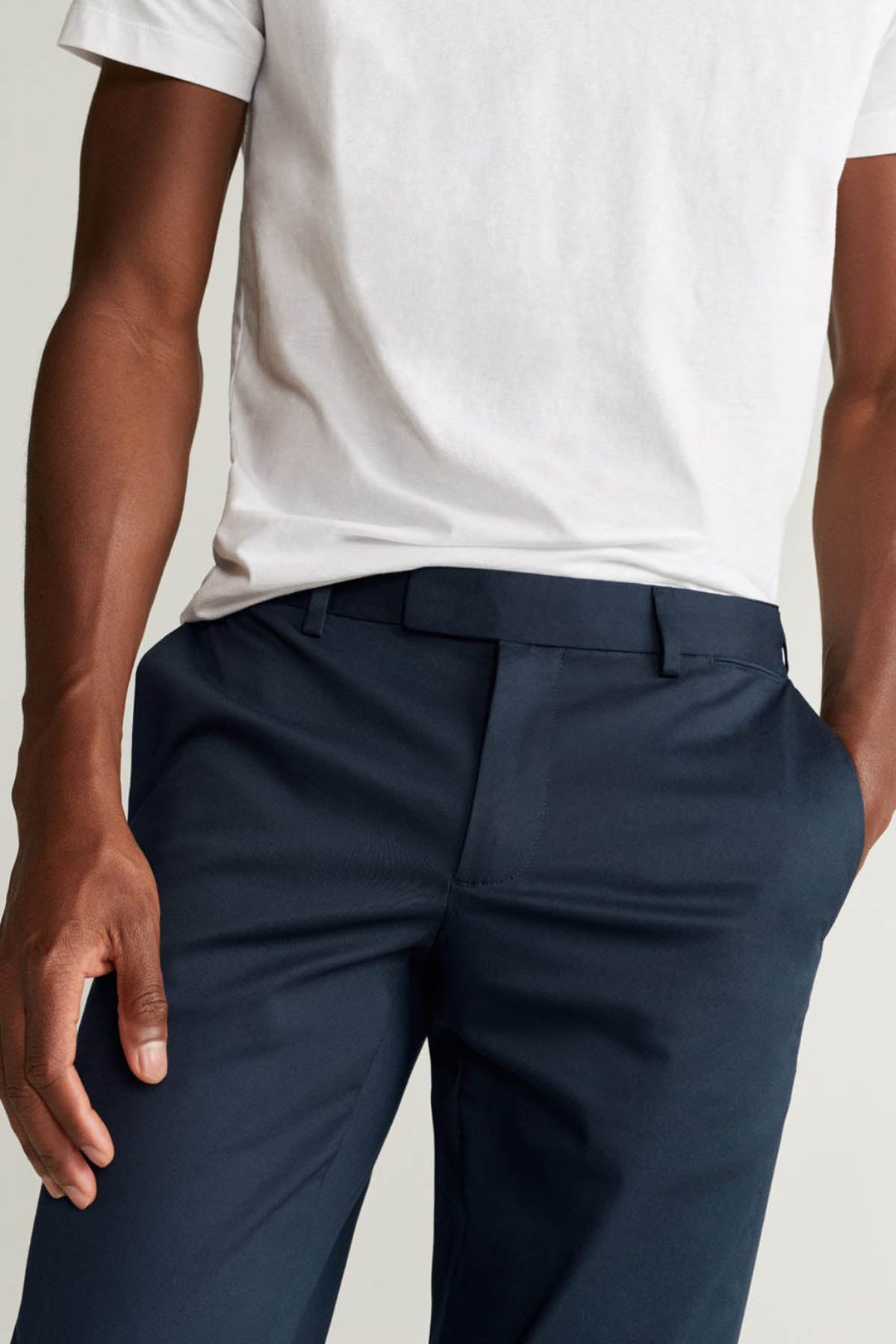 Slim-Fit Breathable Trousers