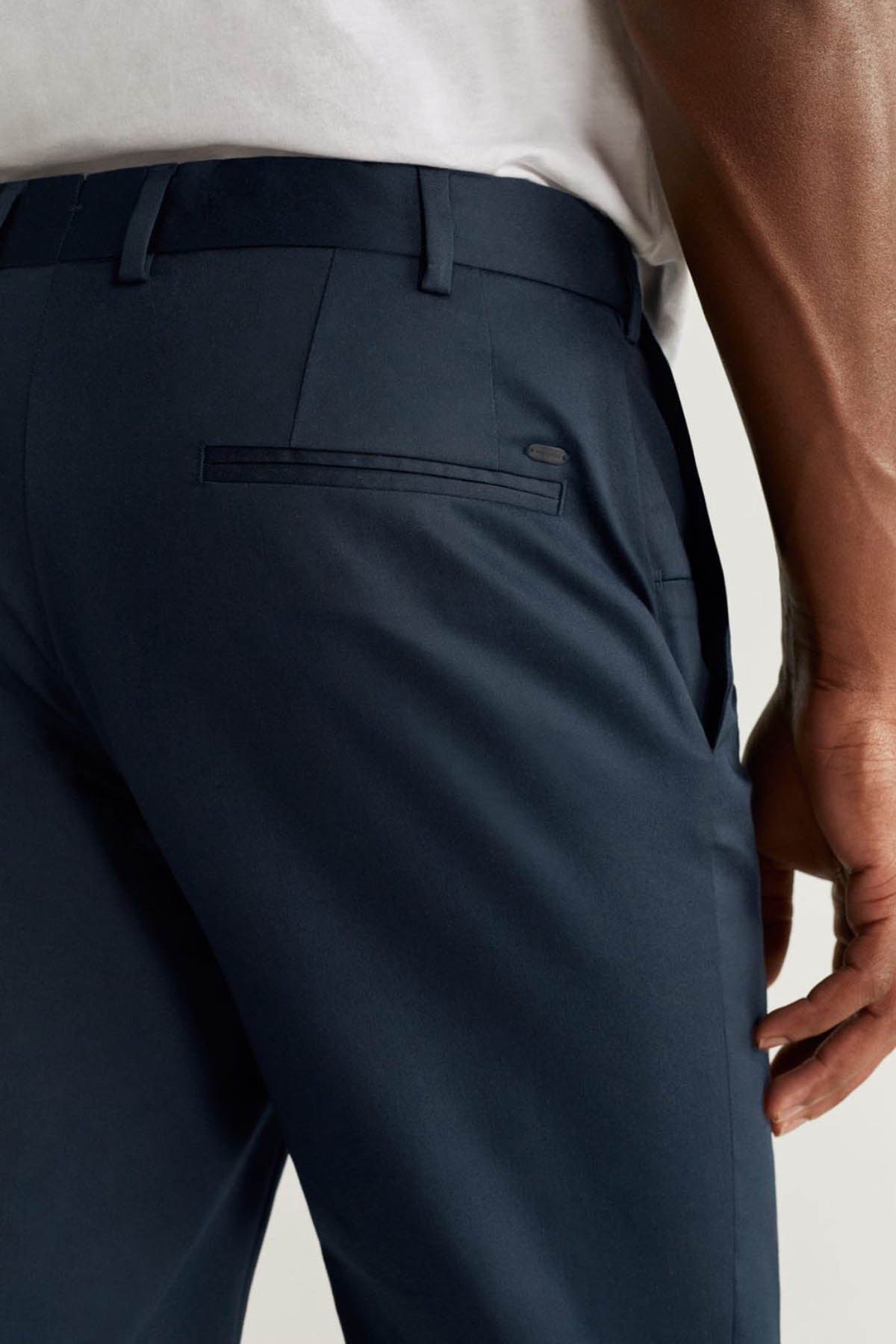 Slim-Fit Breathable Trousers