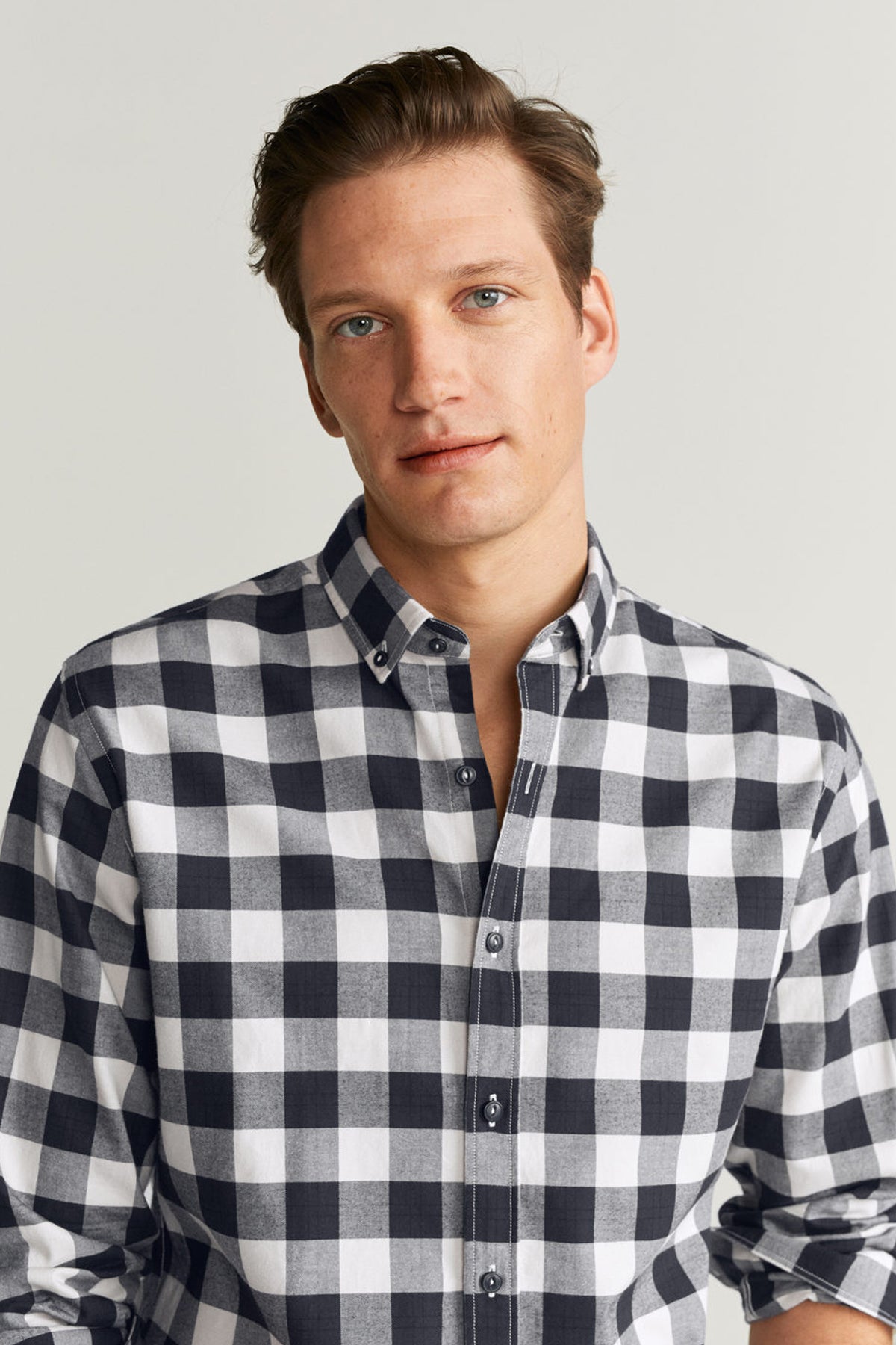 Regular Fit Checked Flannel Shirt