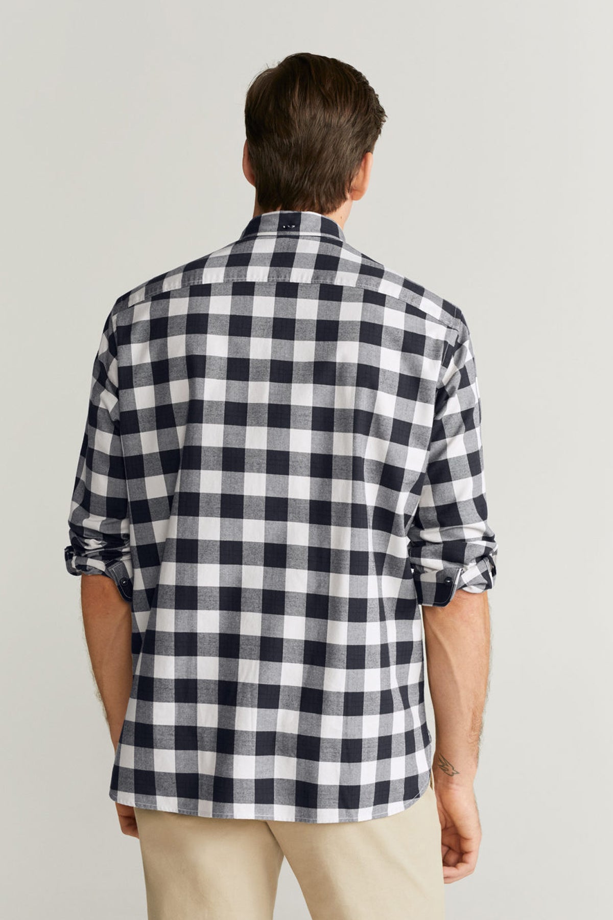 Regular Fit Checked Flannel Shirt