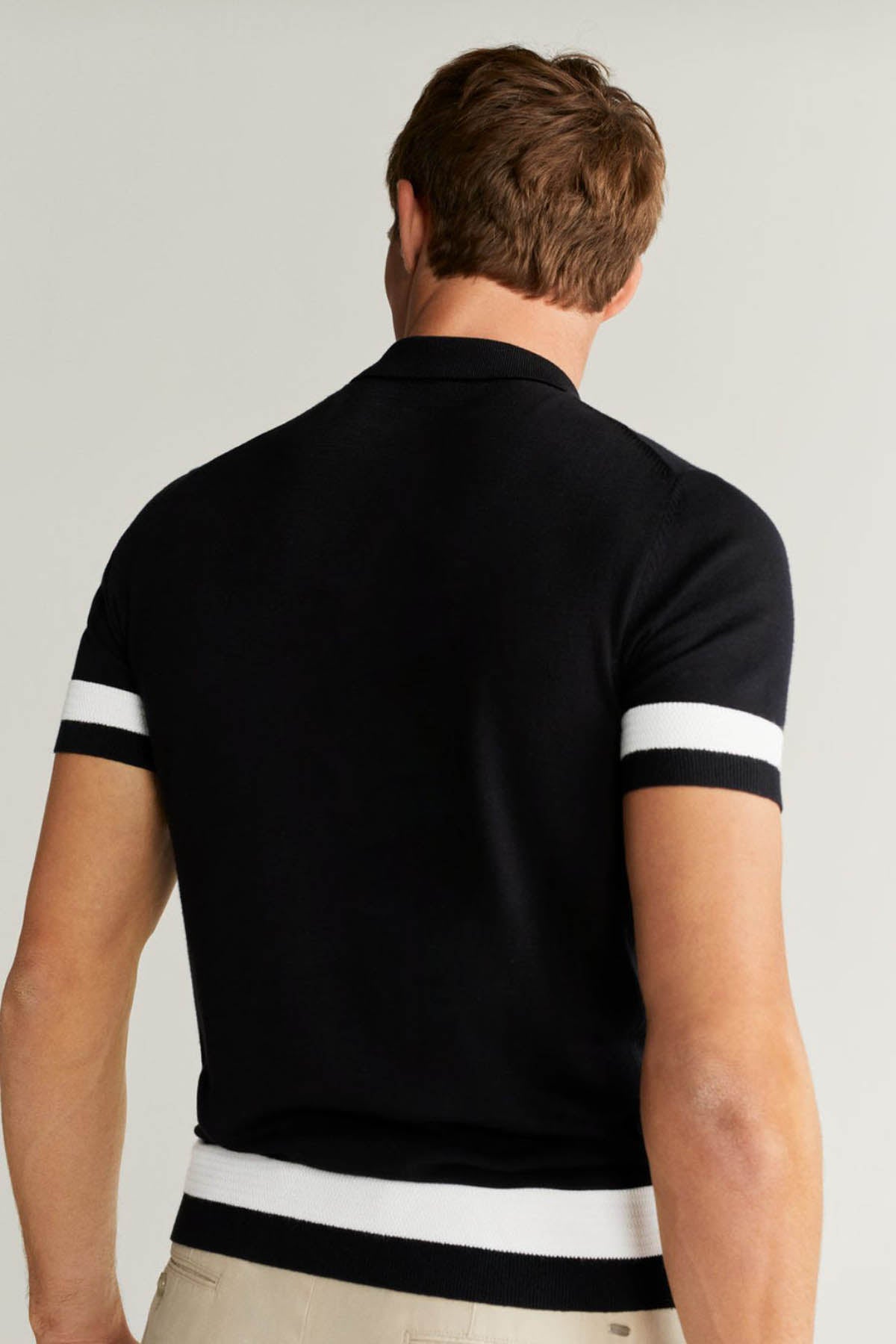 Fine Knit Polo Shirt
