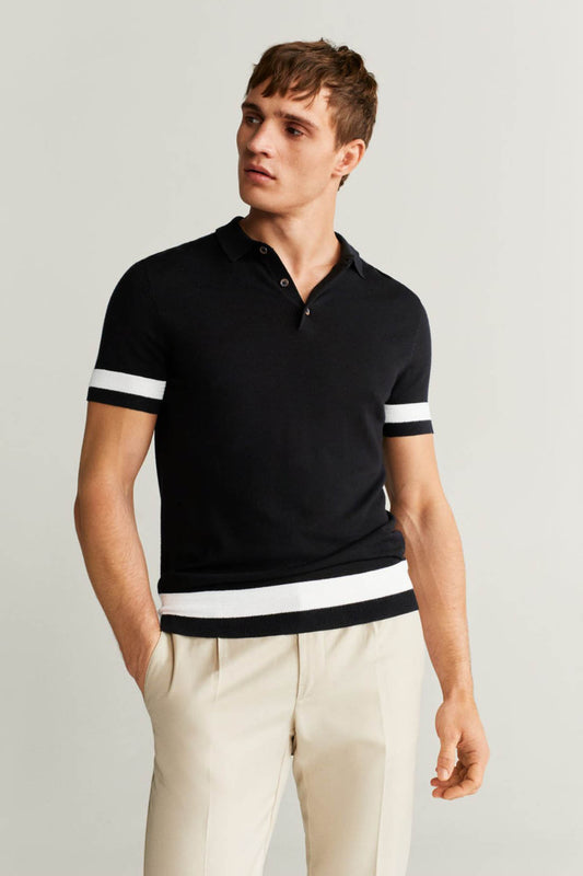 Fine Knit Polo Shirt