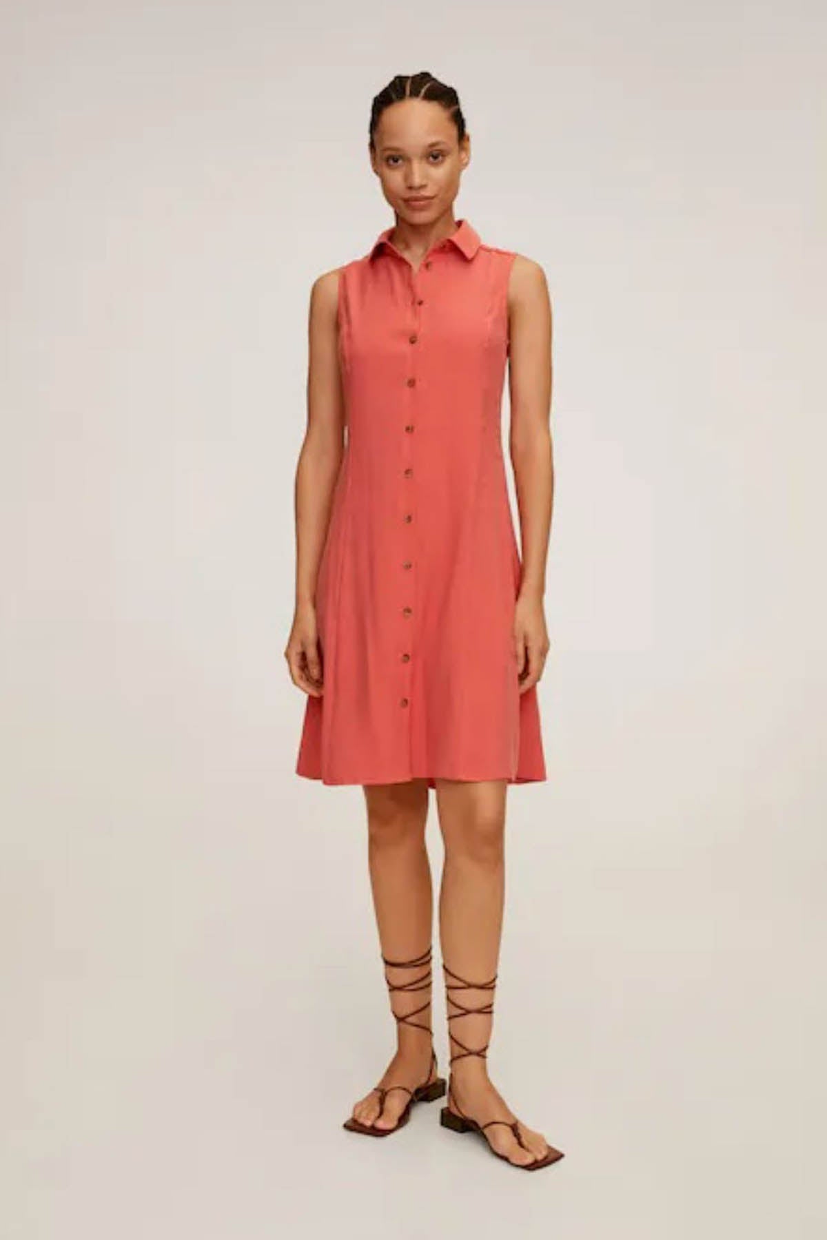 Button Shirt Dress