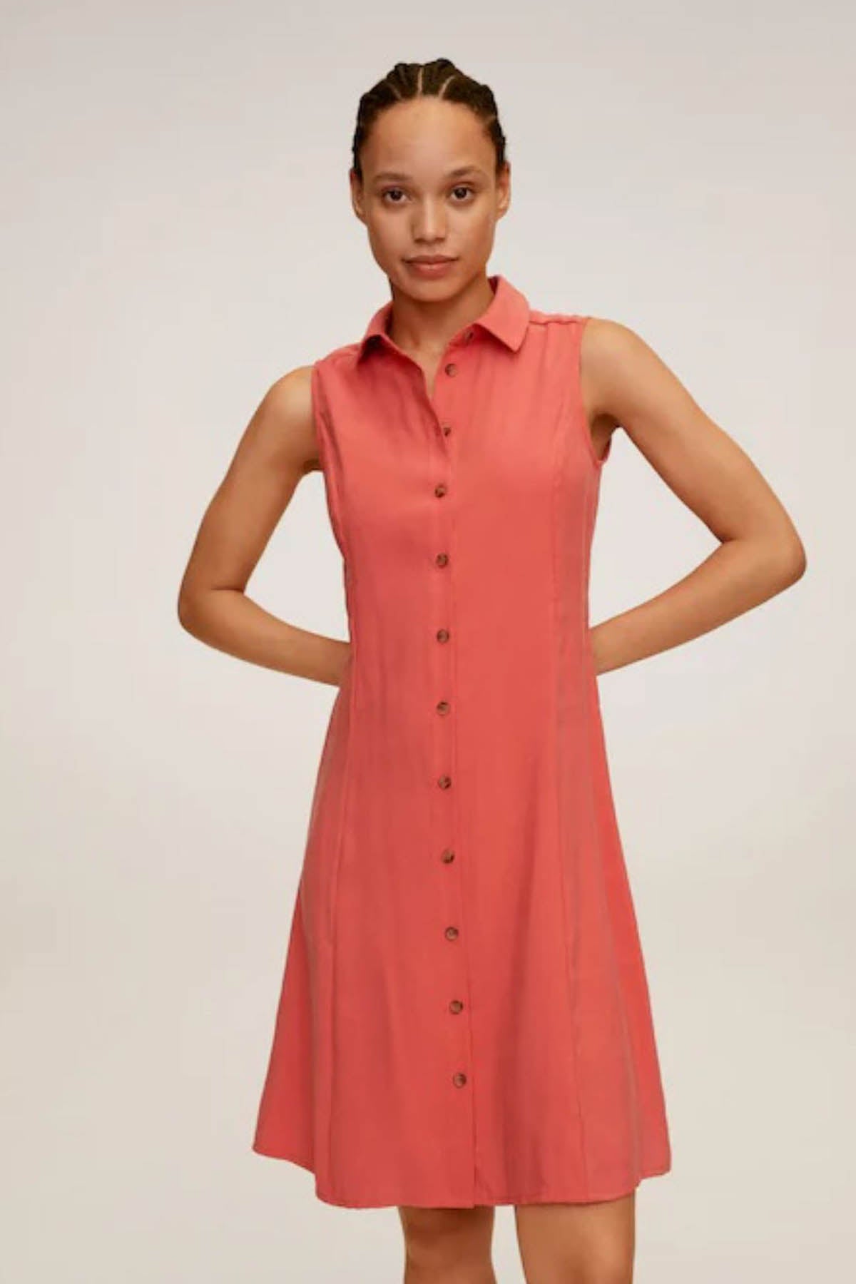 Button Shirt Dress