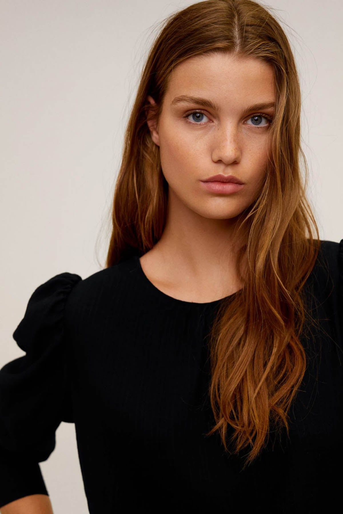 Puffed Sleeves Blouse