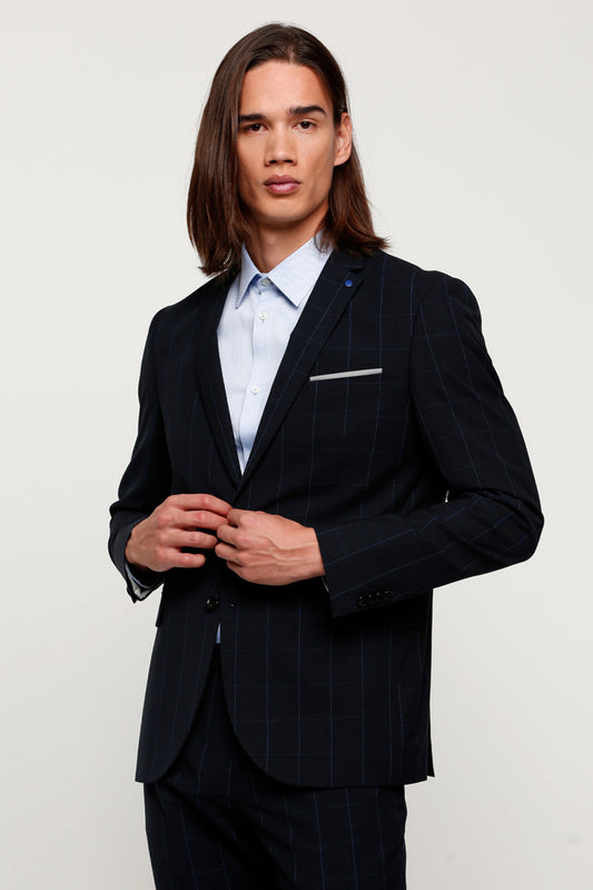 Chequered Blazer