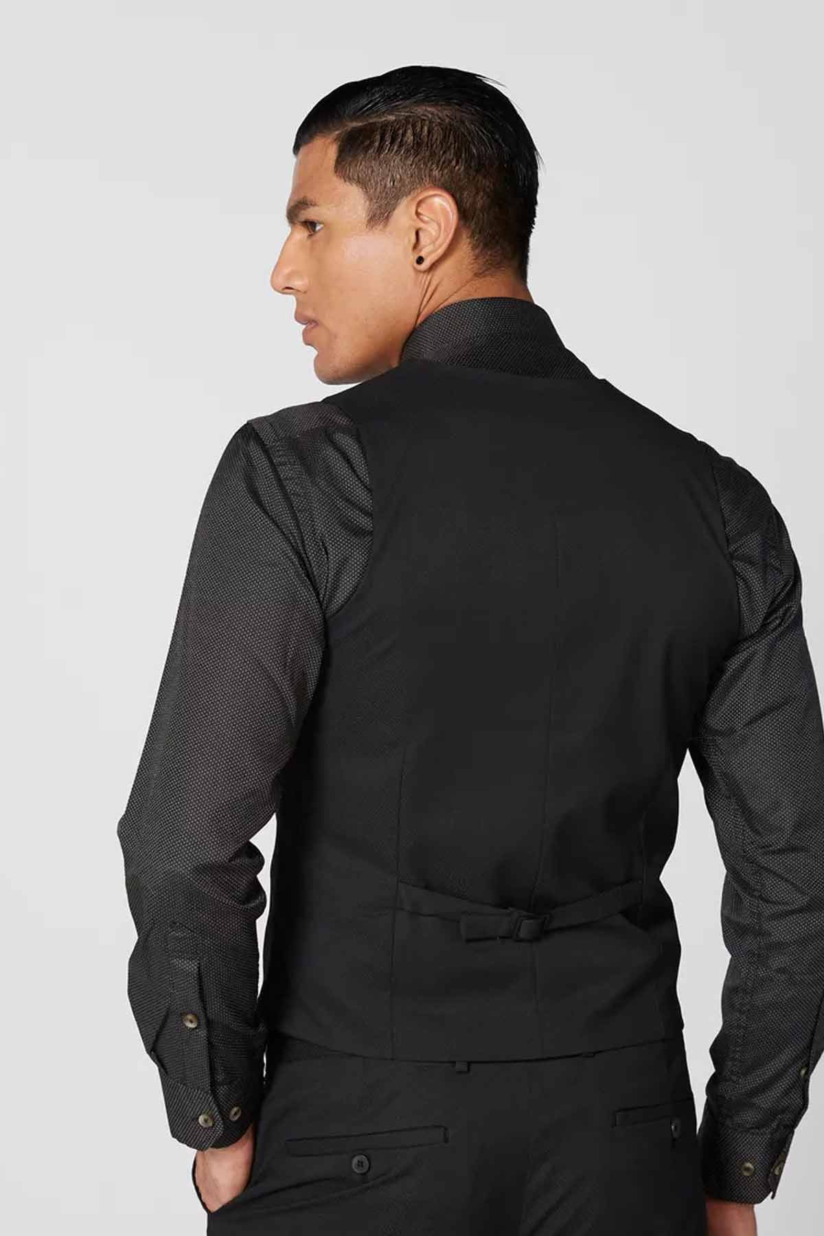 Pocket Detail Waistcoat with Button Placket
