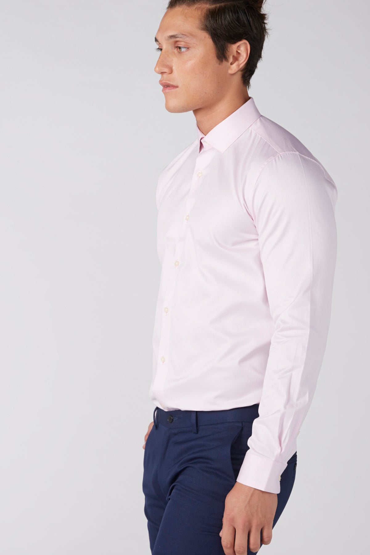 Long Sleeves Shirt with Complete Placket
