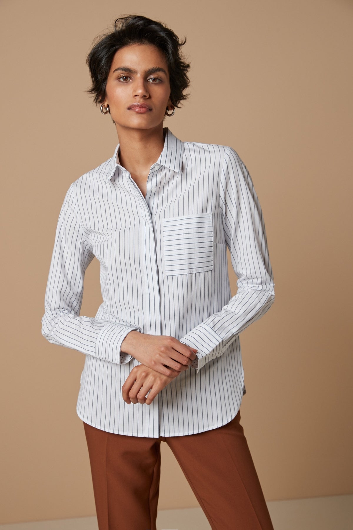 Long Sleeve Stripe Shirt