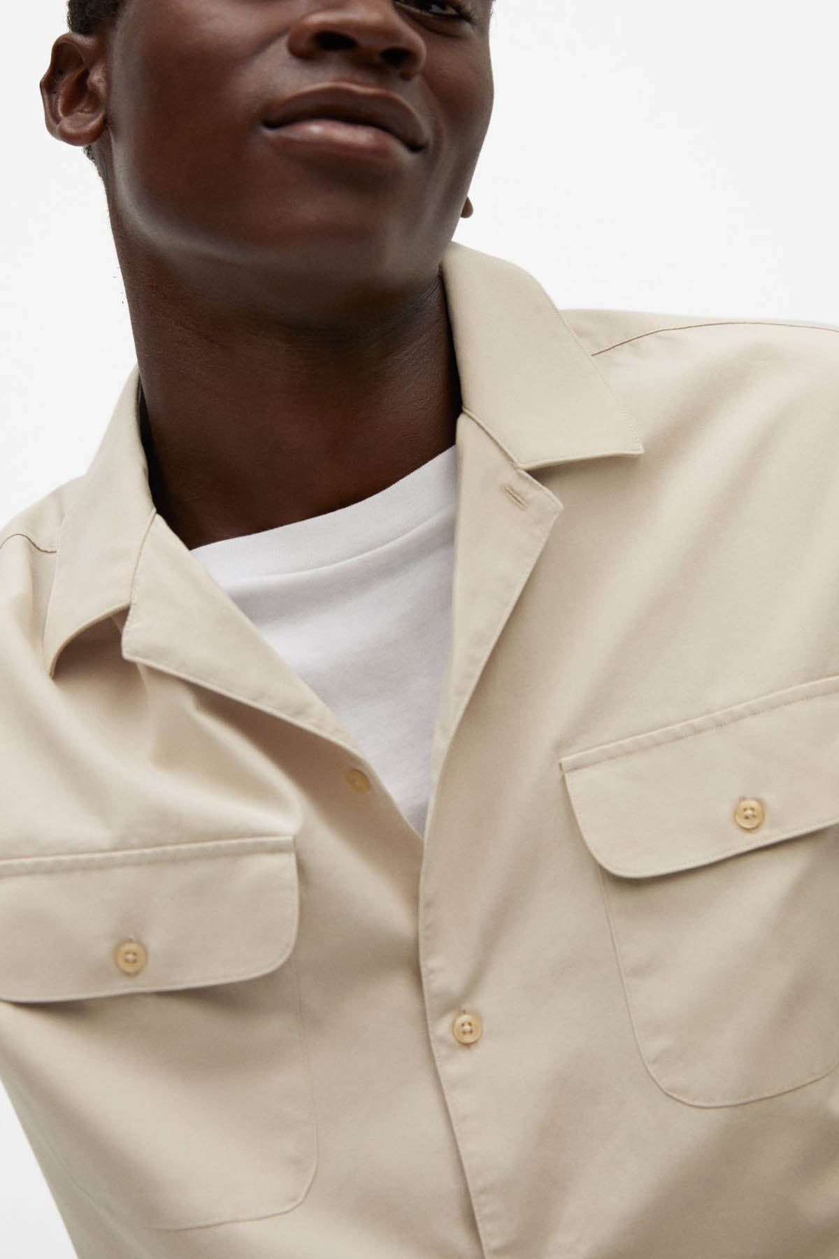 Regular Fit Lyocell Cotton Shirt