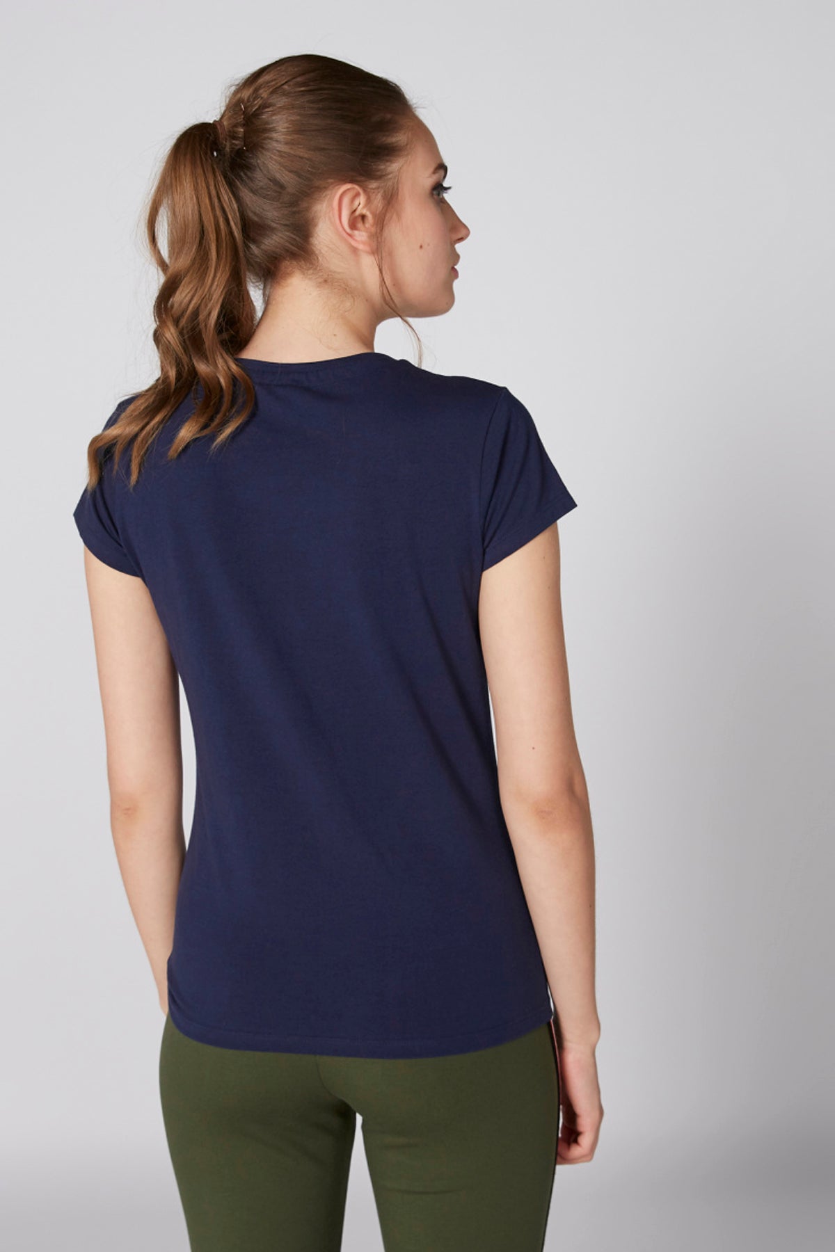 Printed T-Shirt with Round Neck and Short Sleeves