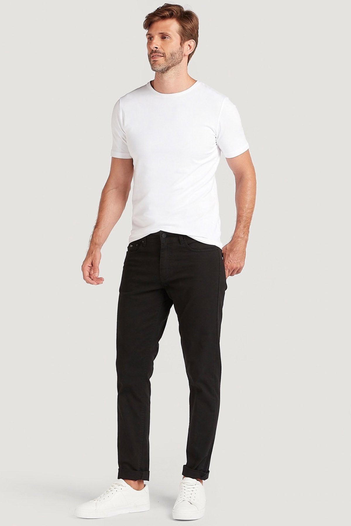 Crew Neck T-Shirt with Short Sleeves